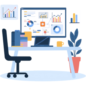 من أعظم مزايا الموقع الإلكتروني هو قدرته على توفير بيانات دقيقة وتحليلات عميقة حول سلوك الزوار. باستخدام أدوات التحليل الرقمية، يمكنك معرفة من هم زوارك، ومن أين أتوا، وكيف يتفاعلون مع محتواك، والصفحات التي تثير اهتمامهم أكثر، وأين يتوقفون. هذه البيانات لا تقدر بثمن، فهي تمكنك من فهم شخصية عميلك الحقيقي، وتعديل استراتيجياتك التسويقية، وتحسين موقعك باستمرار لتقديم تجربة أفضل وتحقيق نتائج أعلى. 