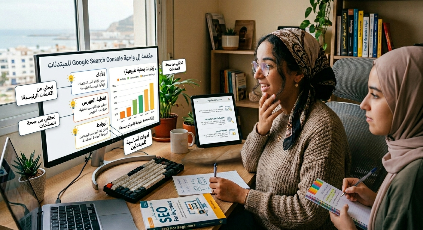 شرح واجهة Google Search Console للمبتدئين في ما هو SEO